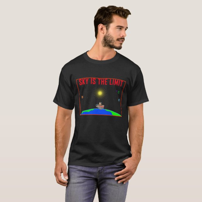 T-shirt Sky i the limit (Devant entier)