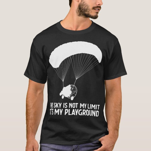 T-shirt Sky Playground PPC Paragliding Powered Parachute  (Devant)