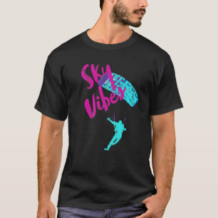 T-shirt Sky Vibes - Vêtements de Saut en Parachute Colorés