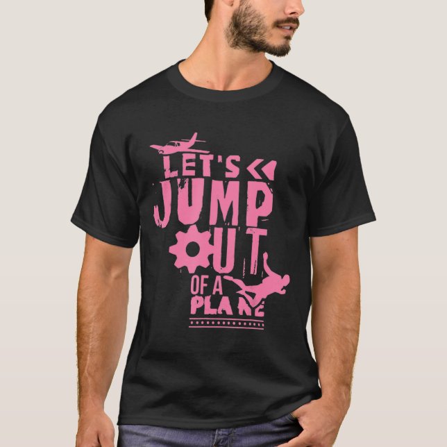 T-shirt Skydive Femmes Parachute Skydiver Skydiver Maman (Devant)