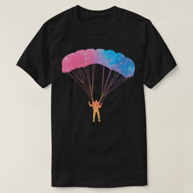 T-shirt Skydive Skydive Parachutiste Wingsuit Sky Diving (Design devant)