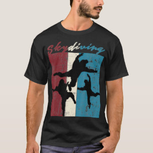T-shirt Skydive Vintage pour Skydiver Skydive Parachute D