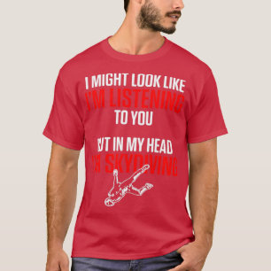 T-shirt Skydiver à l'écoute Skydive Parachutage G