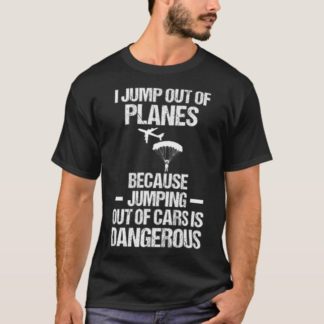 T-shirt Skydiver Cadeaux Skydiver Pour Homme Jump Plane Da (Devant)