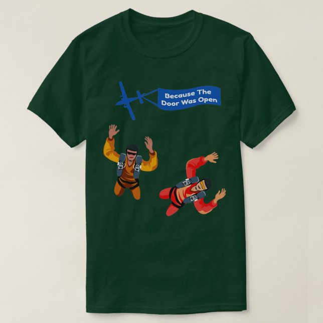 T-shirt Skydiver chute libre Skydiver (Design devant)