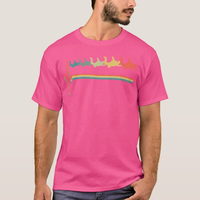 T-shirt Skydiver Heartbeat Skydiver (Devant)