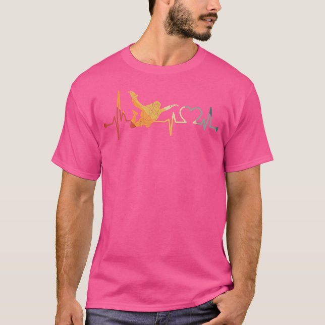T-shirt Skydiver Heartbeat Skydiving (Devant)