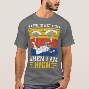 T-shirt Skydiver Parachute Parachute Parachute Parachute P