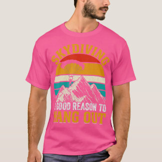 T-shirt Skydiver Parachute Parachute Parachute Parachute P