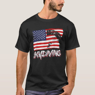 T-shirt Skydiver Parachute Skydiver Parachutiste États-Uni