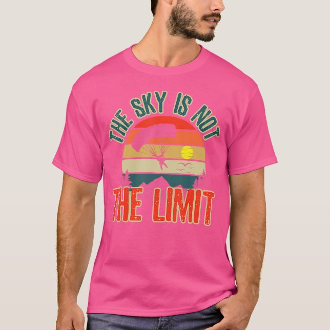 T-shirt Skydiver Skydive Jumping Parachute Base Jump Skydi (Devant)