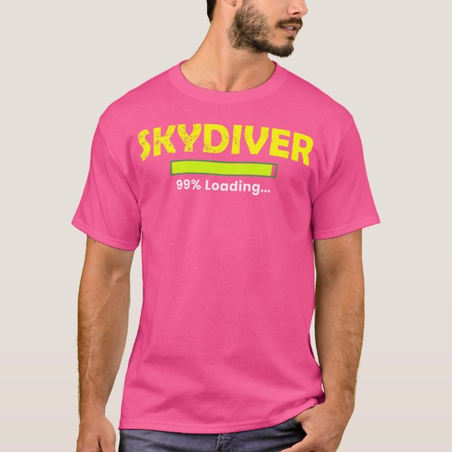 T-shirt Skydiver Skydiving Parachute (Devant)