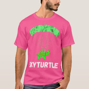 T-shirt Skydiver Turtle Skydive Parachute Jumping Funny Sk