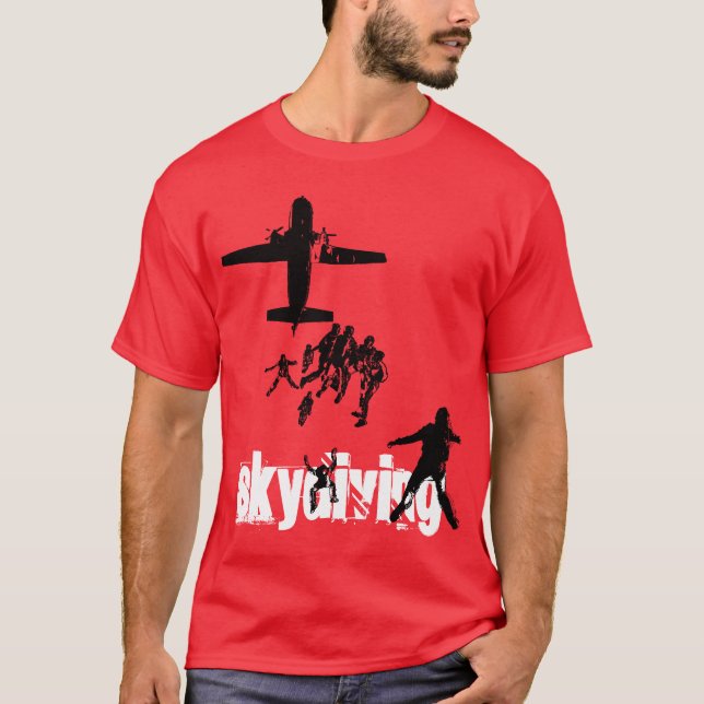 T-SHIRT SKYDIVING (Devant)