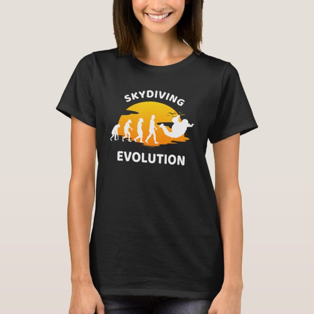 T-shirt Skydiving Evolution Flying Outfit Skydiving Gear (Devant)