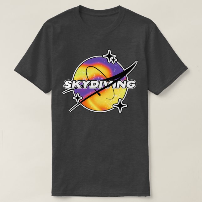 T-shirt Skydiving Melty Space (Design devant)