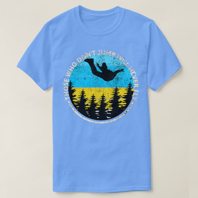 T-shirt SkyDiving Parachute Jump (Design devant)