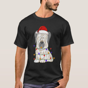 T-shirt Skye Terrier Chien portant les lumières du Casquet