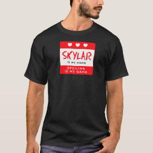 T-shirt Skylar Est Mon Nom Pseudo Personnalisé Custom Ali