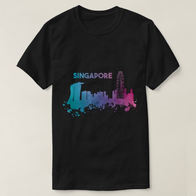 T-SHIRT SKYLINE (Design devant)