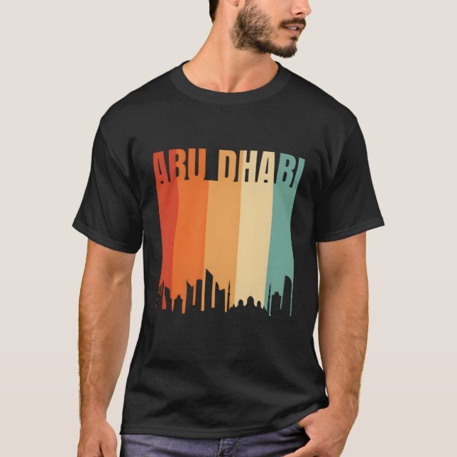 T-shirt Skyline Abu Dhabi (Devant)