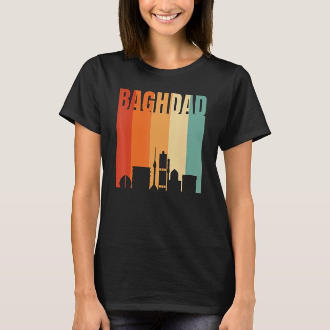 T-shirt Skyline de Baghdad (Devant)