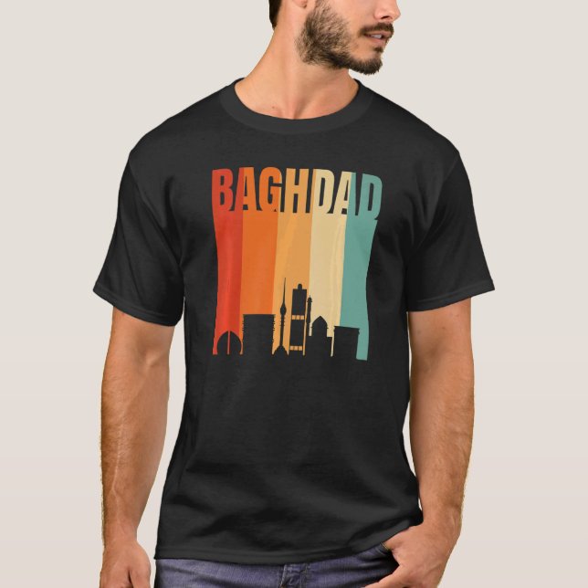 T-shirt Skyline de Baghdad (Devant)