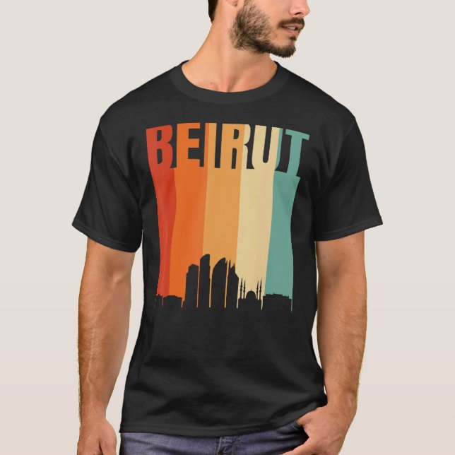 T-shirt Skyline de Beyrouth (Devant)