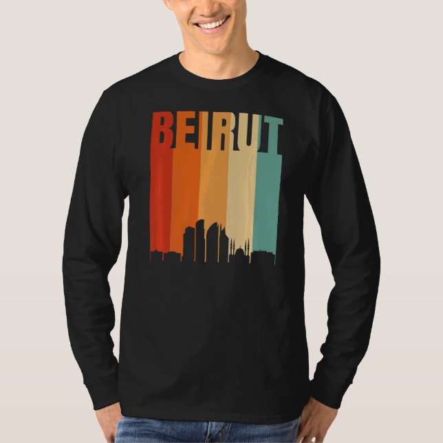 T-shirt Skyline de Beyrouth (Devant)