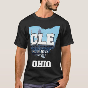 T-shirt Skyline de Cleveland Ohio City