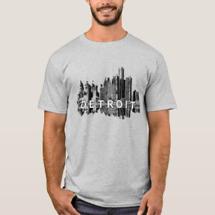 T-shirt Skyline de Detroit, Michigan