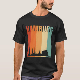 T-shirt Skyline de Hambourg