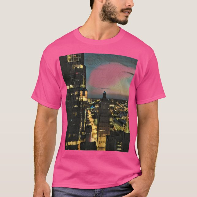 T-shirt Skyline De Kansas City À Dusk (Devant)