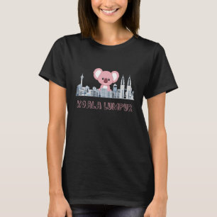 T-shirt Skyline de la ville de Koala Lumpur