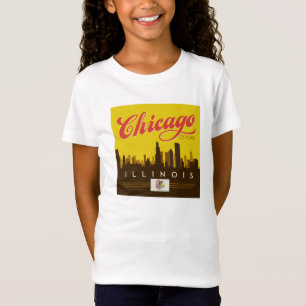 T-Shirt Skyline de l'Illinois