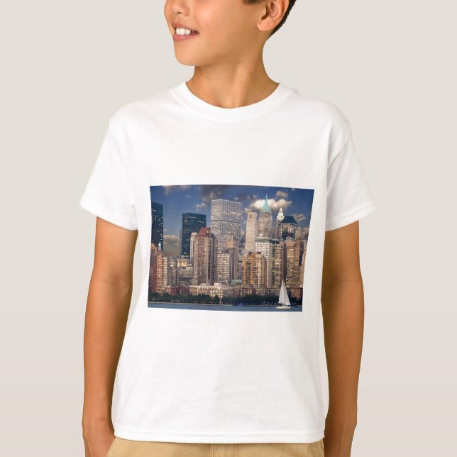 T-shirt Skyline de New York (Devant)