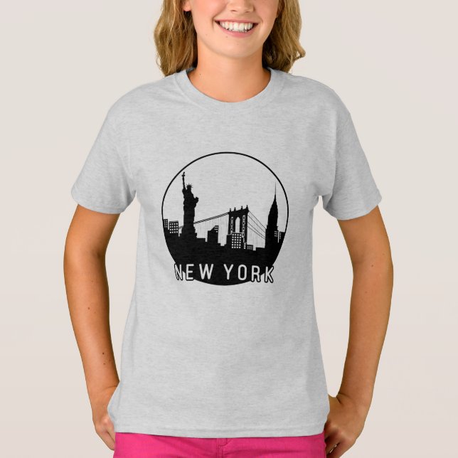 T-shirt Skyline de New York (Devant)