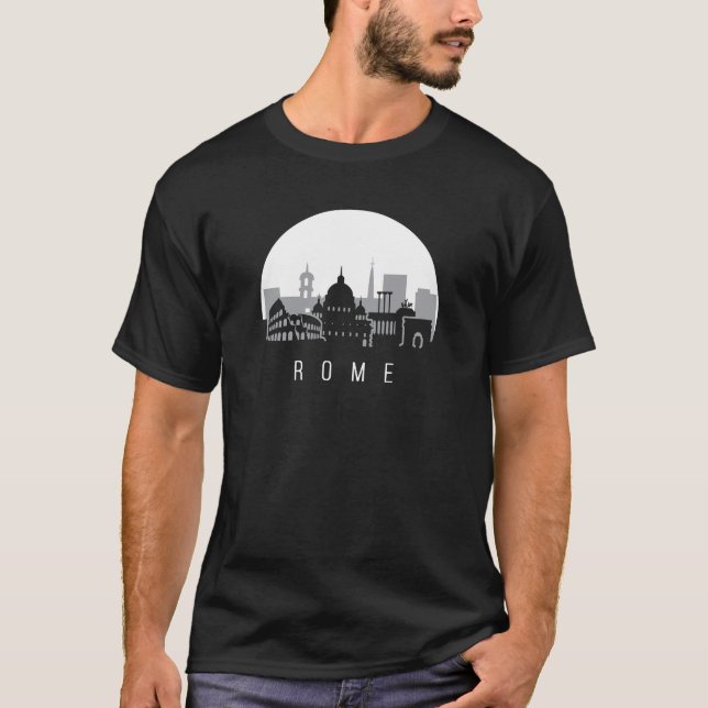 T-shirt Skyline de Rome (Devant)