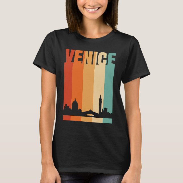 T-shirt Skyline de Venise (Devant)