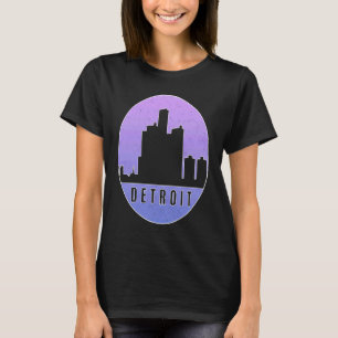 T-shirt Skyline Détroit 1