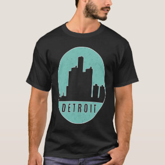 T-shirt Skyline Détroit 2