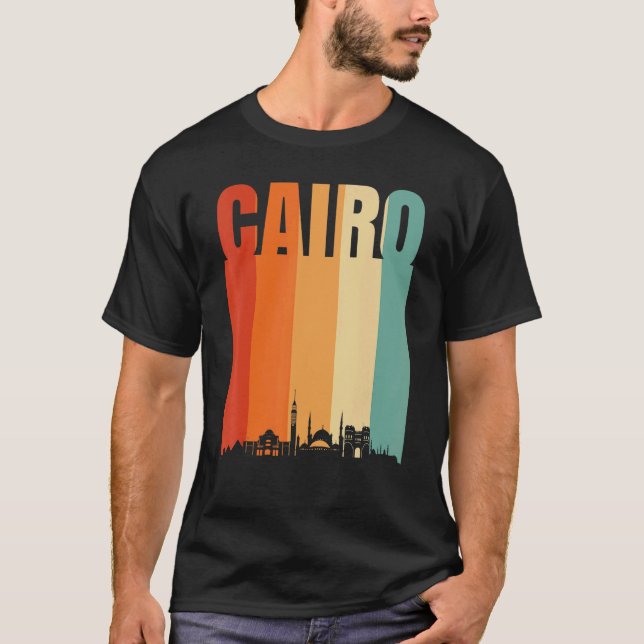 T-shirt Skyline du Caire (Devant)