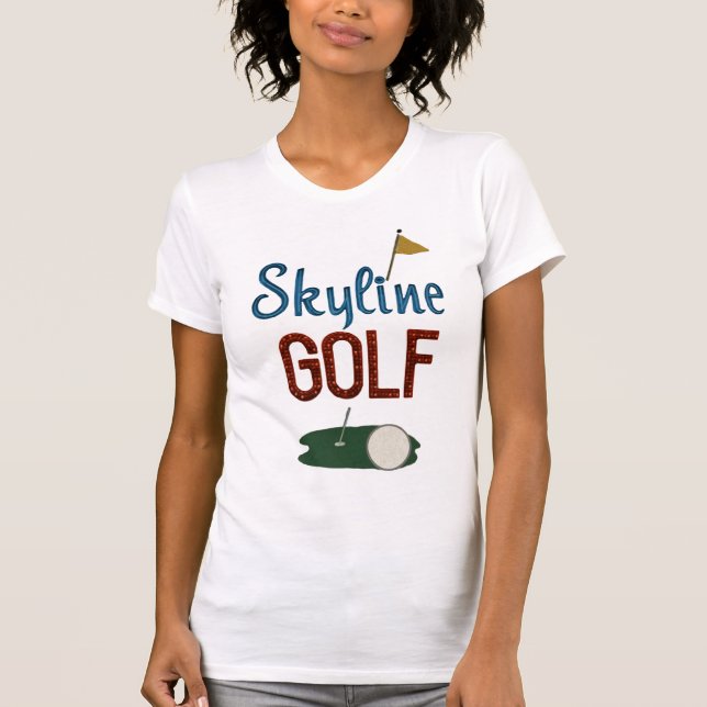 T-shirt Skyline Golf (Devant)