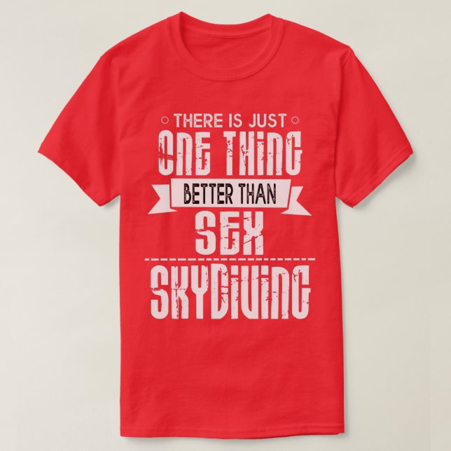 T-shirt Skysaut Parachute Skydiver Skydive (Design devant)