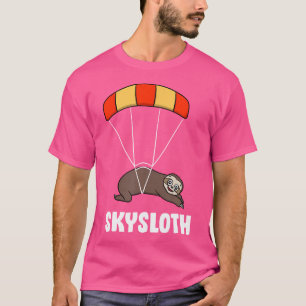 T-shirt Skysloth Parachutage Skydiving Sloth