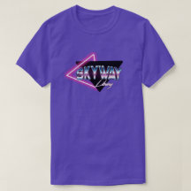 T-shirt Skyway Library des années 1980