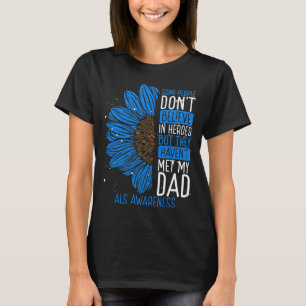 T-shirt SLA Sensibilisation Ruban Papa SLA Warrier