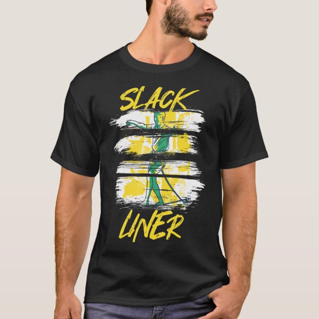 T-shirt Slackliner Slackline Slackline Trickliner Highline (Devant)