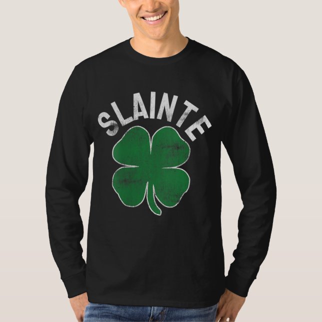 T-shirt Slainte Bière Boire JOUR DE LA SAINT PATRICK irlan (Devant)