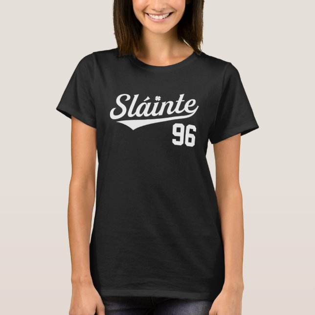 T-shirt Slainte Irish St Patrick's Day Irlande Baseball St (Devant)
